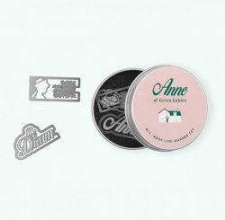 Round Tin Case Book Line Markers Set