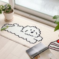 Little paper Long Bath rug