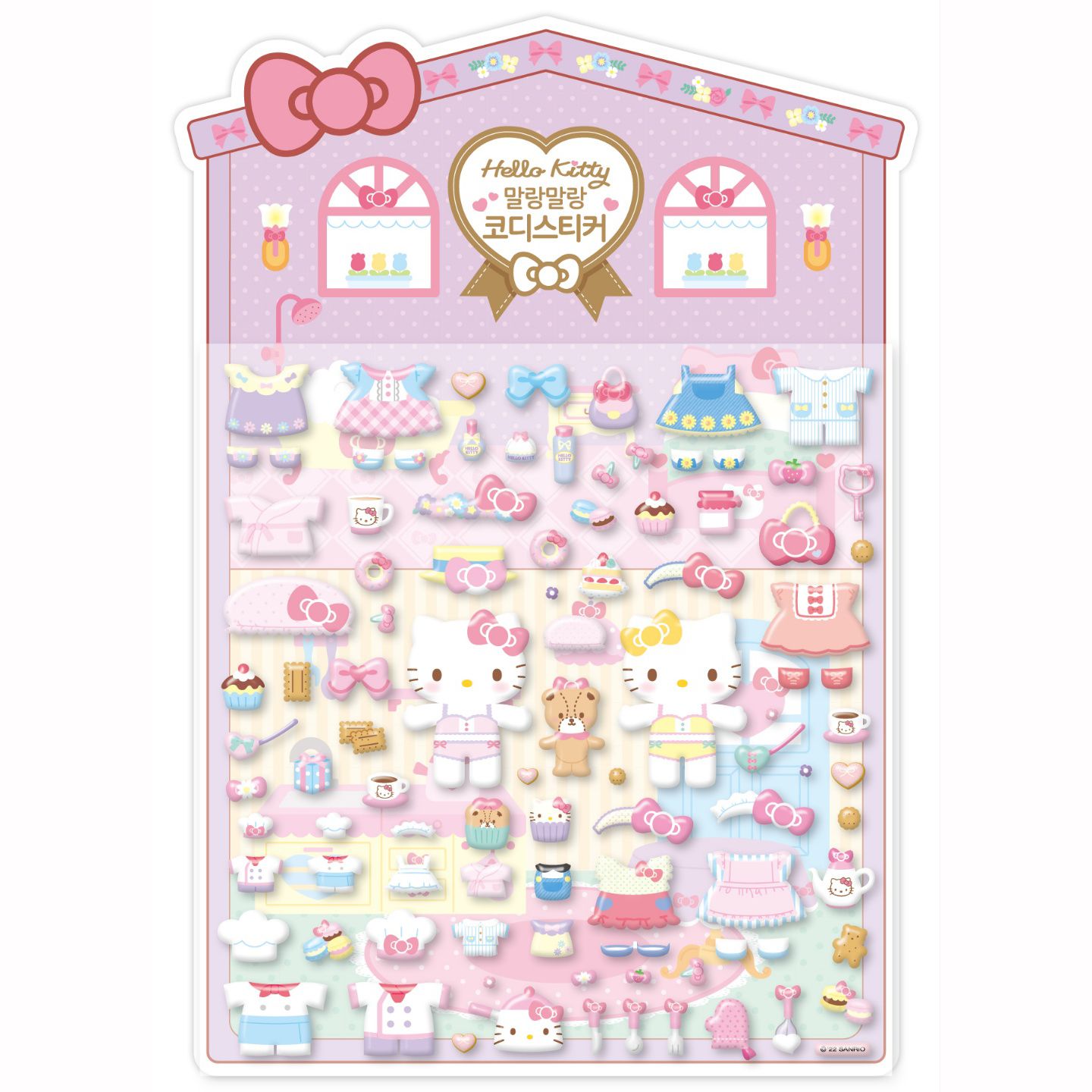 Sanrio Characters House and Coordinator Stickers_Hello Kitty
