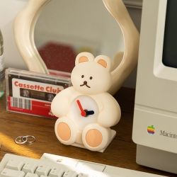 DONATDONAT Bear Silicone Table Clock