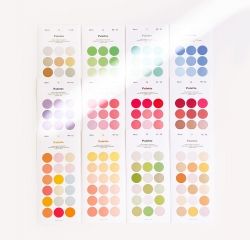 Palette Circle Sticker Set (12sheets)