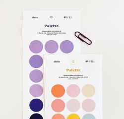 Palette Circle Sticker Set (12sheets)