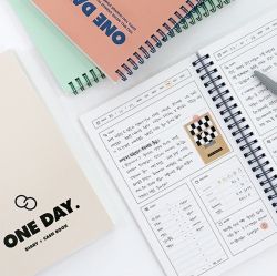 Gi-Bon One Day Planner (Diary+Cash Book)