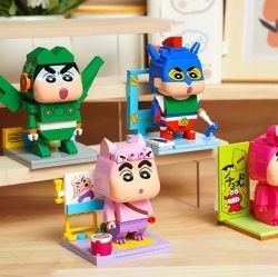 Shin Chan Gundam Robot Blocks 