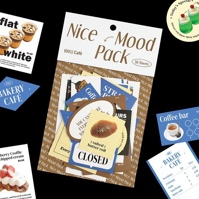 Nice mood sticker pack - Cafe