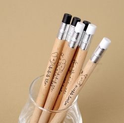 E-rinubgae wooden Sharp pencil 24pcs