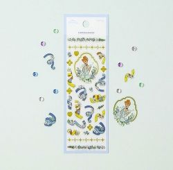 Cinderella Flower Confetti stickers