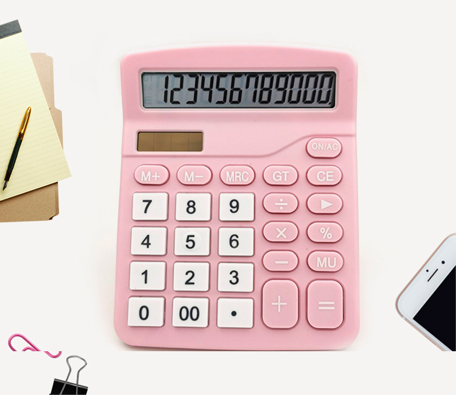 Pastel color electronic Calculator