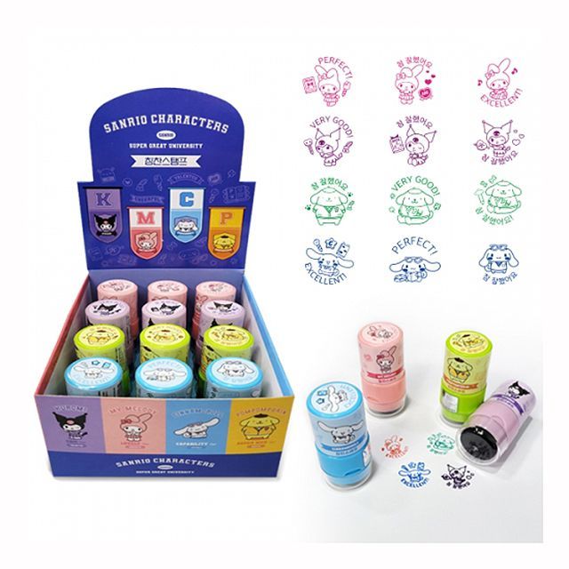 Sanrio Characters Stamp, set of 12