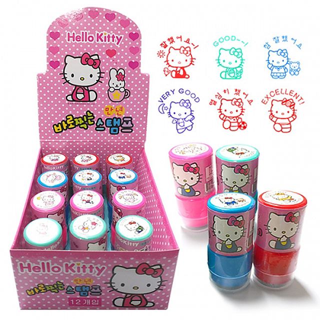 Hello Kitty Stamp, set of 12