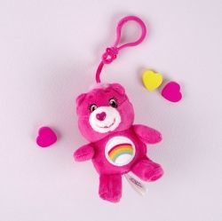 Care Bears 10cm Keyring - Cheer Bear