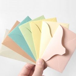 Pastel Mini Envelopes for Business Card, 100Sheets 