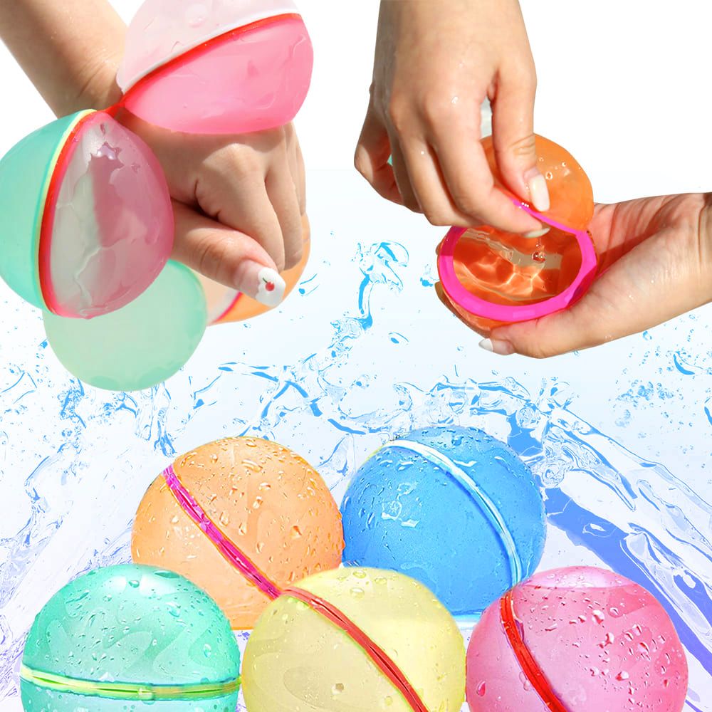 비팬시 실리콘 물풍선 4개입 (야외 목욕 재사용 장난감)