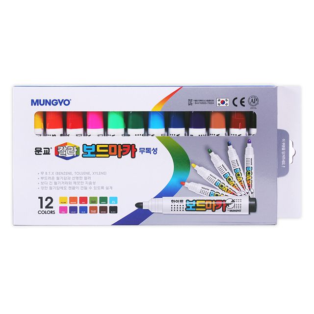 Mungyo Color Board Marker (12pcs 1set)