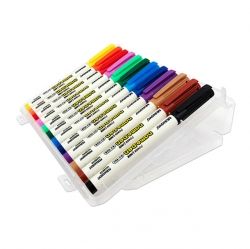 Mungyo Permanent Marker-Fine 12color Case