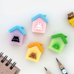 Animal's House Silicon Pencil Sharpener 20PCS