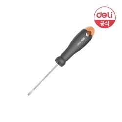 Carbon Alloy Magnetic Flat-Head Screwdriver (Orange), 3x75mm