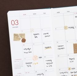 2024 Prism Slim Monthly Diary