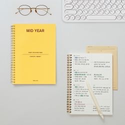 Mid Year Weekly Planner A5 for 6 Months, Undated 