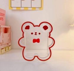 Cute Acrylic Penholder - Ribbon Bear