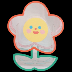Cute Acrylic Penholder - Flower