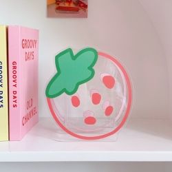 Cute Acrylic Penholder - Strawberry