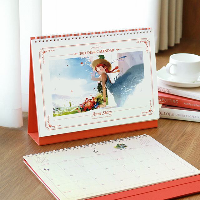 2024 Anne Story A4 Desk Calendar