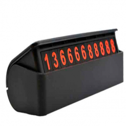 Simple Phone Number Plate Number (2pcs 1set)