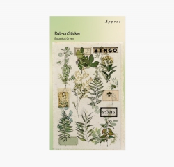 Rub-on Sticker_Botanical Green