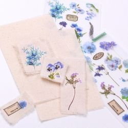 Rub-on Sticker_Botanical Blue