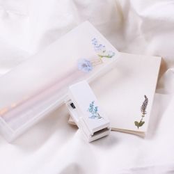Rub-on Sticker_Botanical Blue