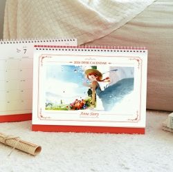 2024 Anne Story A4 Desk Calendar