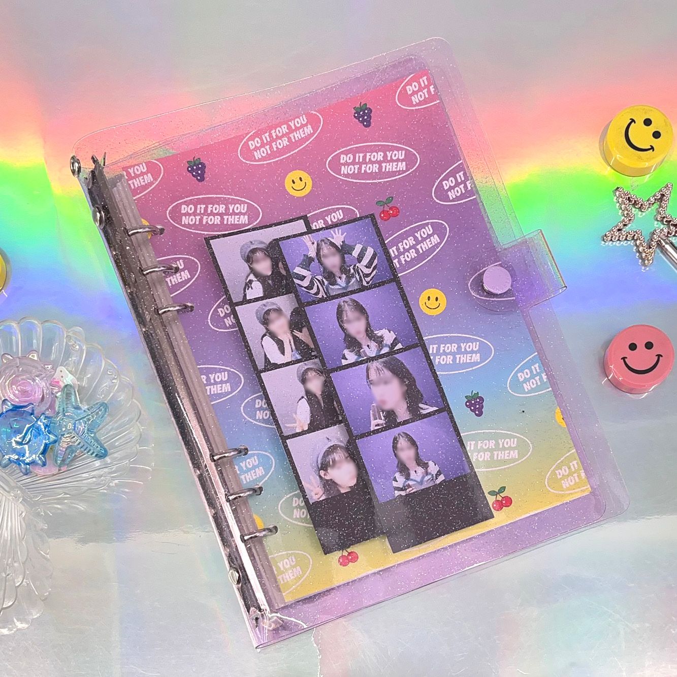 [A5] 6-Ring Twinkle Cover Binder 