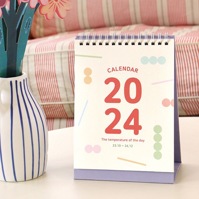 The temperature of the day 2024 Desk Calendar 