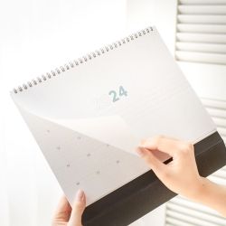 2024 Golden Holiday Desk Calendar X-large 