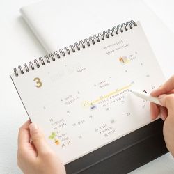2024 Golden Holiday Desk Calendar Medium