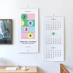 2024 Prism Wall Calendar - 3 Month Display 