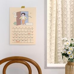 2024 Daily Wall Calendar (A4 size) - Whatever you want 