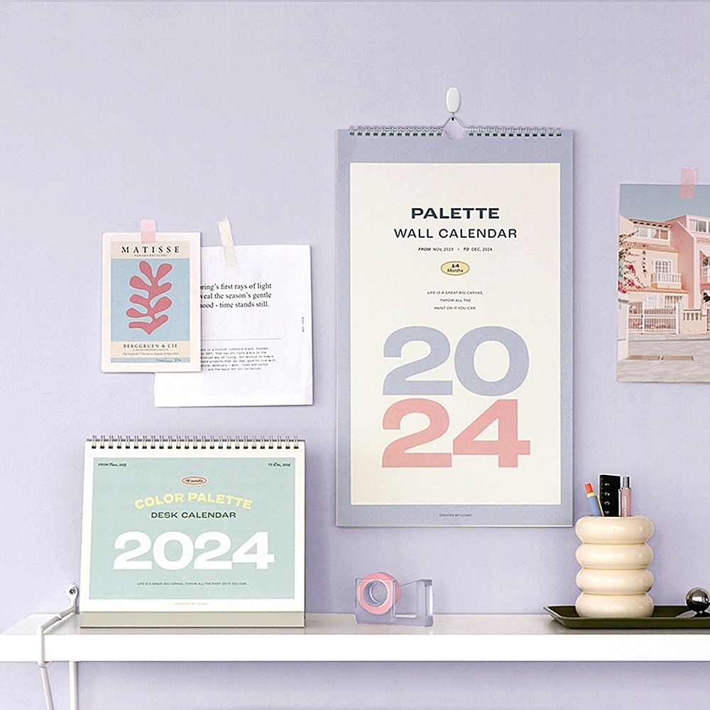 2024 Palette Wall Calendar