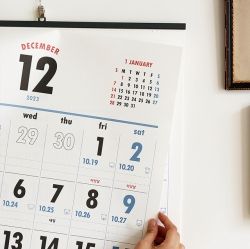 2024 Lunar A2 Wall Calendar - korean retro