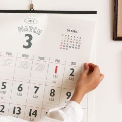 2024 Lunar A2 Wall Calendar - retro