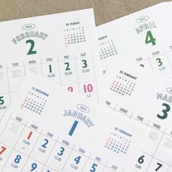 2024 Lunar A2 Wall Calendar - retro