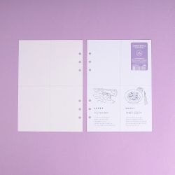 [A5] 6-Ring Jumbo Refill 1/4 Paper