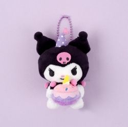 Kuromi Birthday Cake Keychain 8cm 