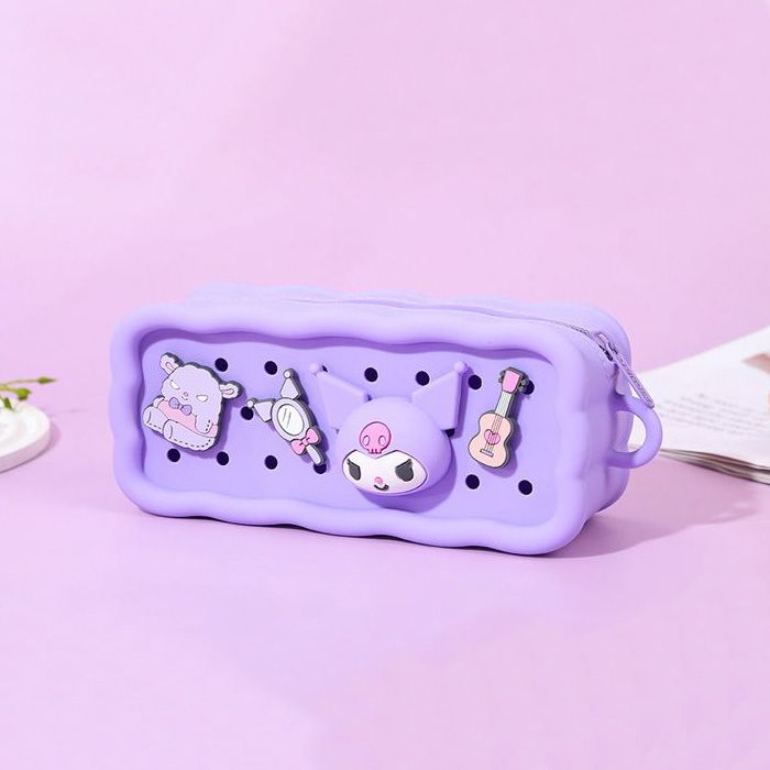 Kuromi Patch Rectangle Silicon Pouch