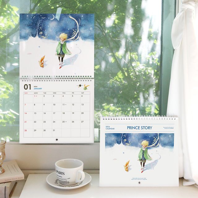 2024 Prince Story Wall Calendar (Illustration Calendar)
