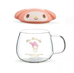 My Melody 3D Lid Double Wall Clear Glass 