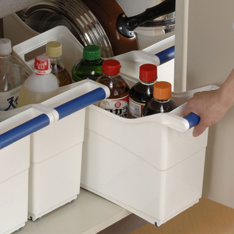 Sink cabinet Multipurpose organizer - White