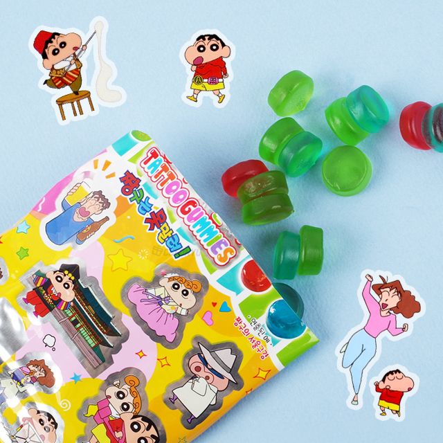 Crayon Shinchan cartoon anime tattoo stickers waterproof and durable cute  color flower arm personality male and female tattoo stickers | Lazada