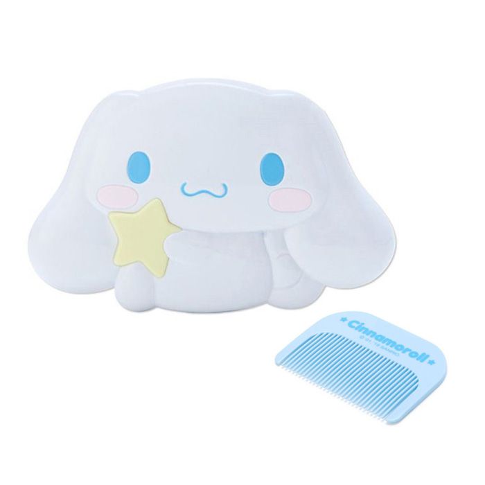 Cinnamoroll Face 3D Mirror and Brush Set